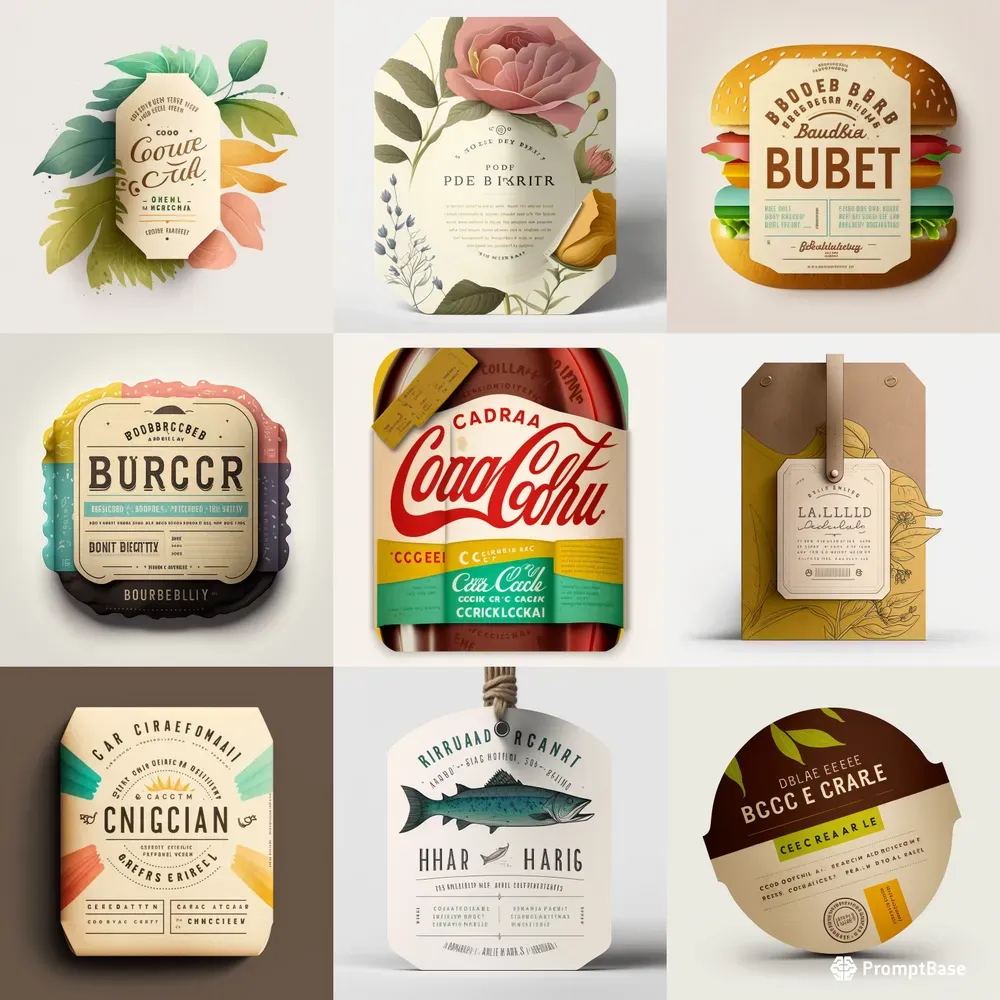 Epic Modern Labels For Product Branding Midjourney Prompt PromptBase