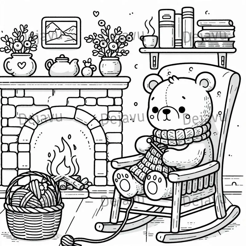 Cozy Coloring Book Fun Pages DALL E Prompt PromptBase cozy-coloring-book-fun-pages-dall-e-prompt-promptbase