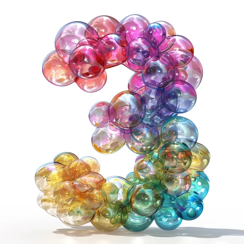 bubble-letters-and-numbers-midjourney-prompt-promptbase