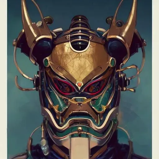 Cyberpunk Kabuki Samurai Mask Stable Diffusion Prompt | PromptBase