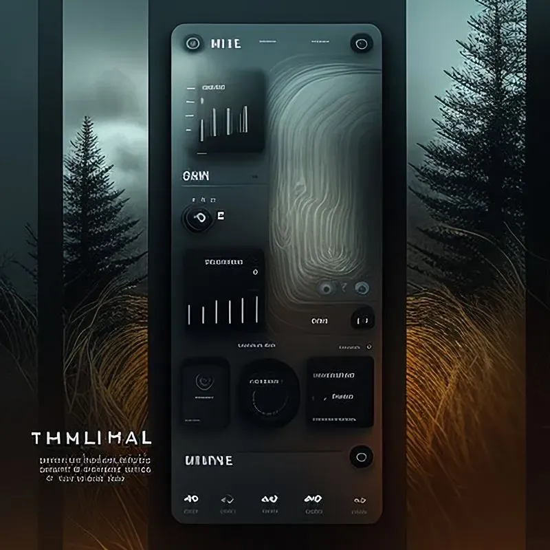 Phoneui Epic Vision Interface Front Views Midjourney Prompt | PromptBase