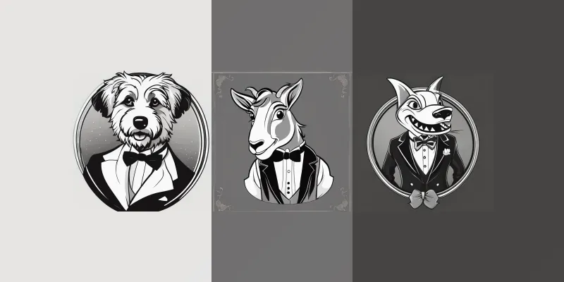 Cartoon Vintage Animals Stable Diffusion Prompt | PromptBase