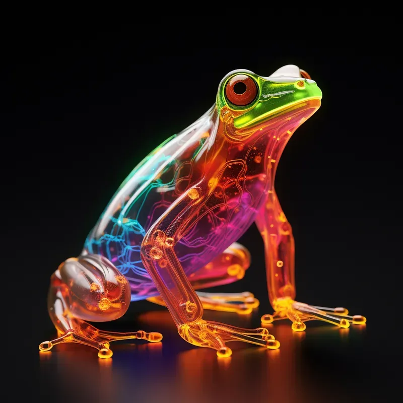 Phosphorescent Animal Sculptures Midjourney Prompt | PromptBase