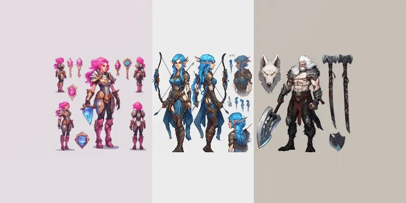 Fantasy Character Sheet Maker Generator App Promptbase