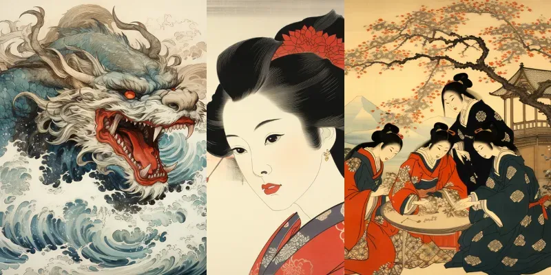 Traditional Japanese Art Midjourney Prompt | PromptBase