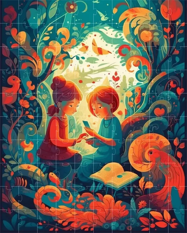 Paintings Kids Storybook Adventure Color Midjourney Prompt | PromptBase