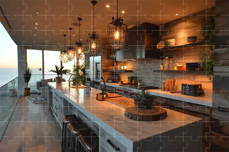 Customizable Kitchen Designs With Text Midjourney Prompt | PromptBase