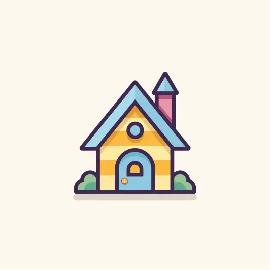 Minimalistic Colored Icons Midjourney Prompt | PromptBase
