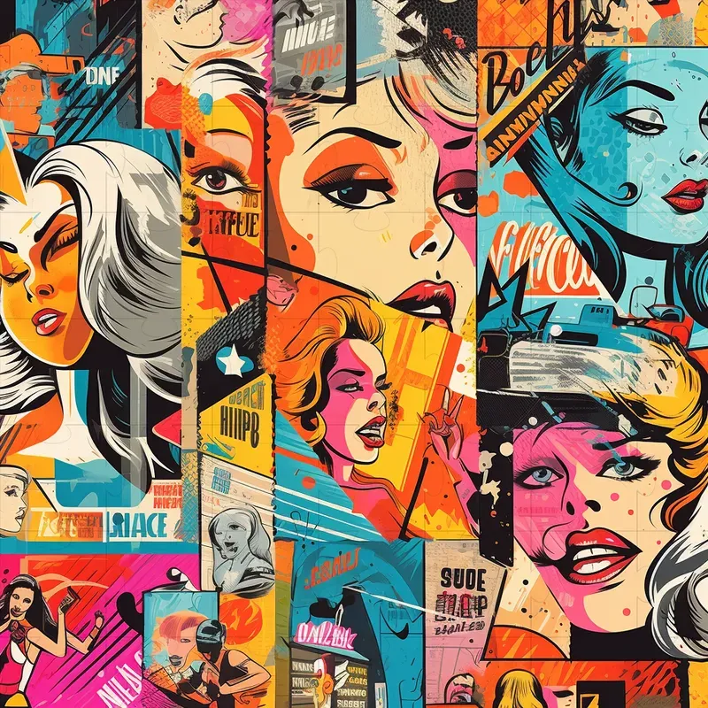 Colorful Pop Art Midjourney Prompt | PromptBase