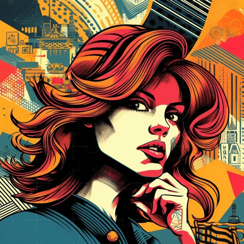 Colorful Pop Art Midjourney Prompt | PromptBase