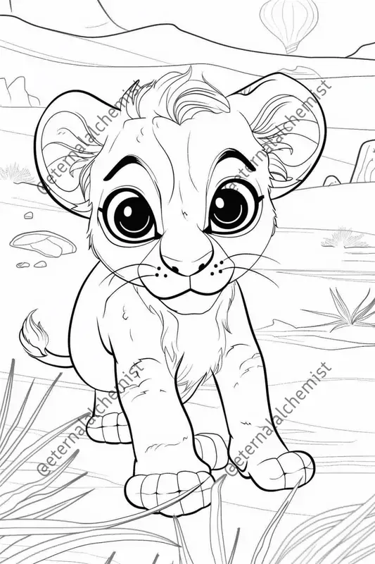 Baby Animals Coloring Pages