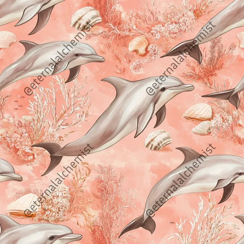 Sea Creature Patterns Sets Midjourney Prompt | PromptBase