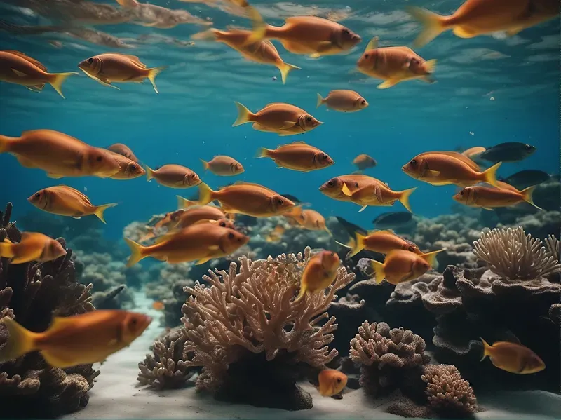 Swim With The Sea Animals Stable Diffusion Prompt | PromptBase