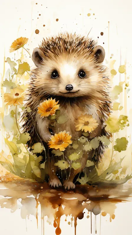 Watercolor Clipart Cute Animals Midjourney Prompt | PromptBase