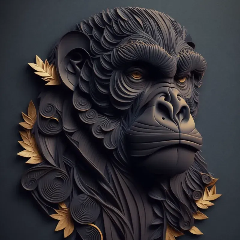 Paper Quilling - Animals Midjourney Prompt | PromptBase