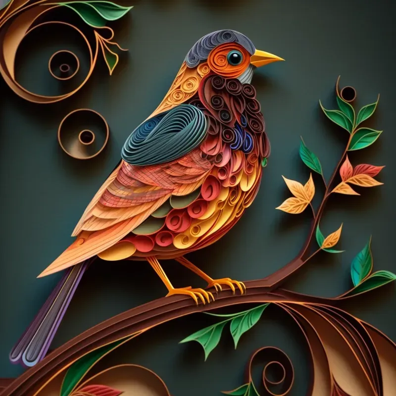 Paper Quilling - Animals Midjourney Prompt | PromptBase