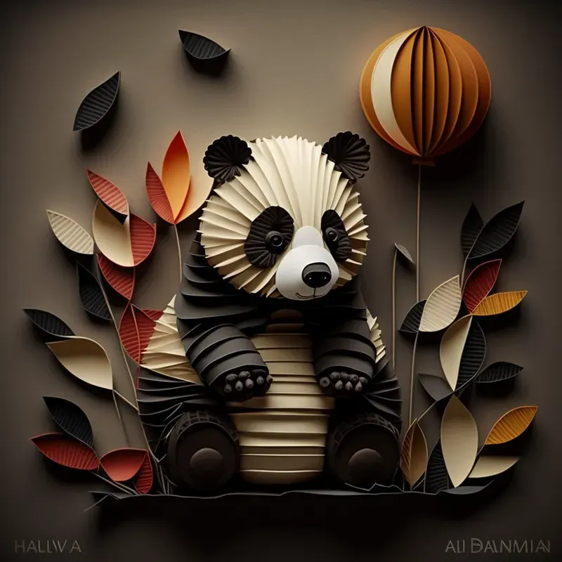 Paper Quilling - Animals Midjourney Prompt | PromptBase