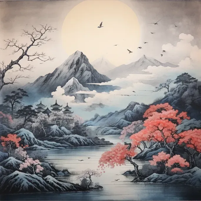 Ancient Chinese Drawings Midjourney Prompt PromptBase