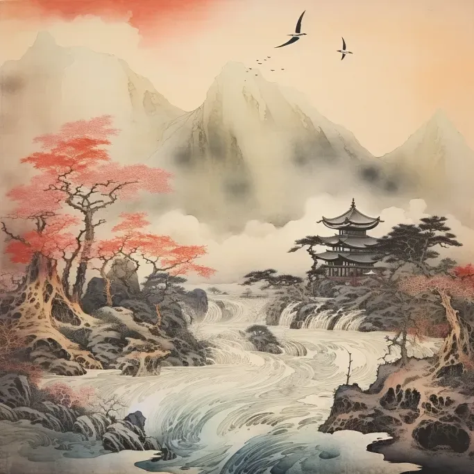 Ancient Chinese Drawings Midjourney Prompt PromptBase