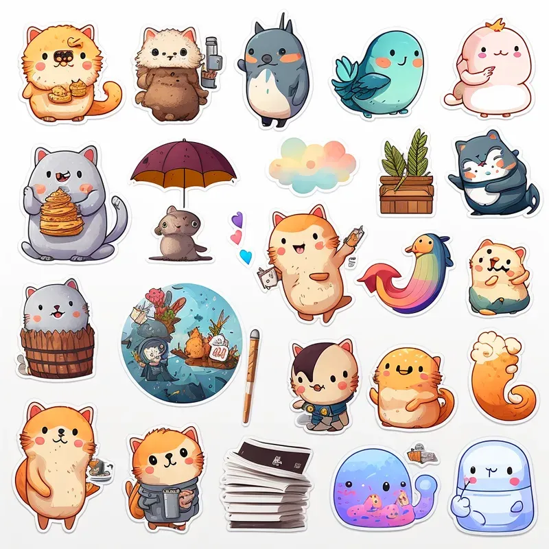 Rvus Sticker Sticker Packs For Telegram Midjourney Prompt | PromptBase
