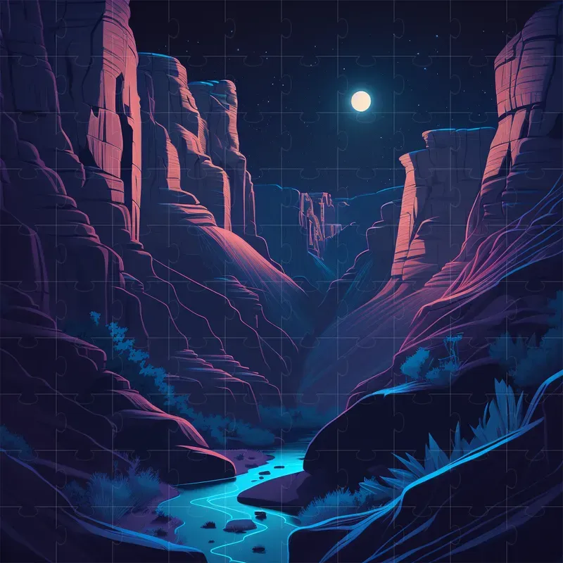Vector Themed Landscapes Midjourney Prompt | PromptBase