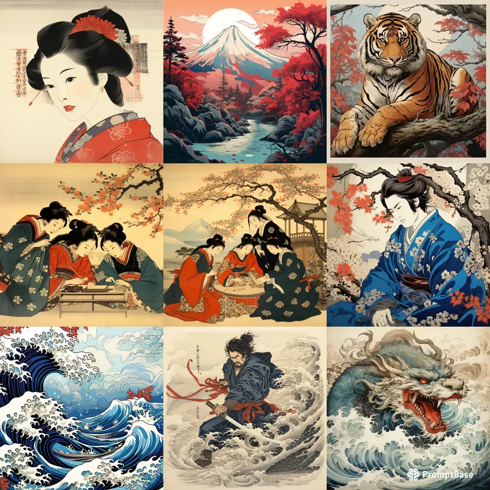 Traditional Japanese Art Midjourney Prompt | PromptBase