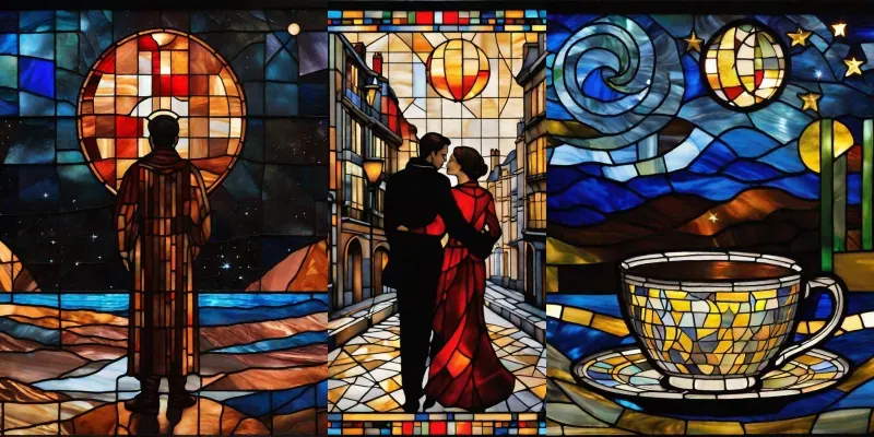 Stained Glass Paintings Stable Diffusion Prompt | PromptBase