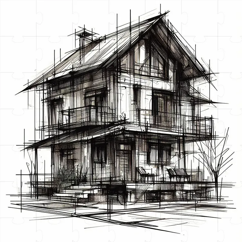Rough Sketch Drawings DALL·E Prompt | PromptBase