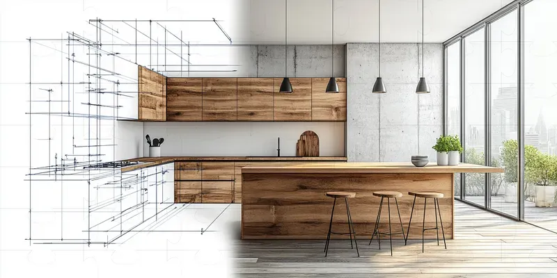 Blueprints Of Interior Designs In Collage Midjourney Prompt | PromptBase