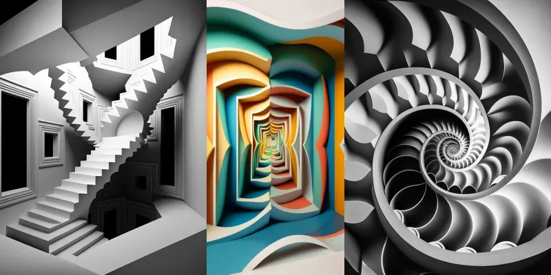 Optical Illusions Midjourney Prompt | PromptBase