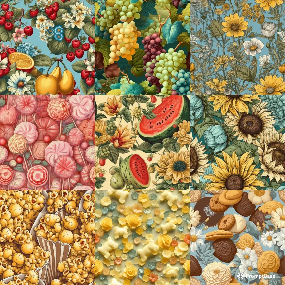 Patterns For Seamless Patterns Midjourney Prompt | PromptBase