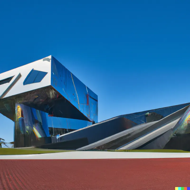 Random Building I Random Futuristic Buildings DALL·E Prompt | PromptBase