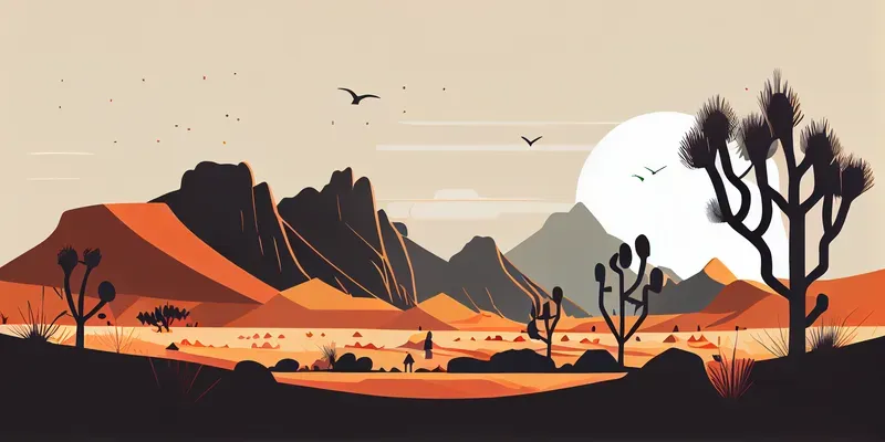 Beautiful Vector Landscapes Midjourney Prompt | PromptBase
