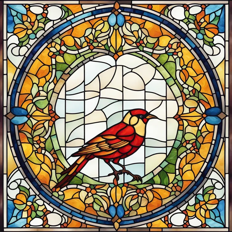 Elegant Stained Glass Illustrations Stable Diffusion Prompt | PromptBase