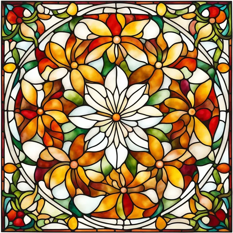 Elegant Stained Glass Illustrations Stable Diffusion Prompt | PromptBase