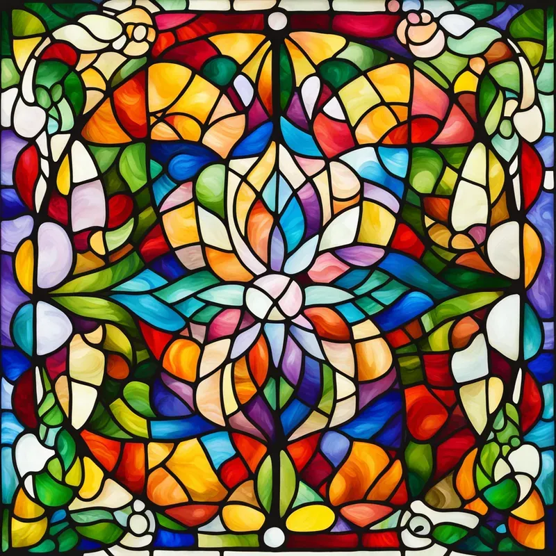 Elegant Stained Glass Illustrations Stable Diffusion Prompt | PromptBase