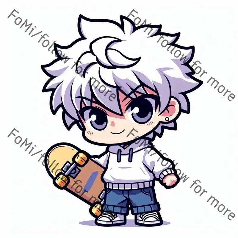 Playful Chibi Anime Characters DALL·E Prompt | PromptBase
