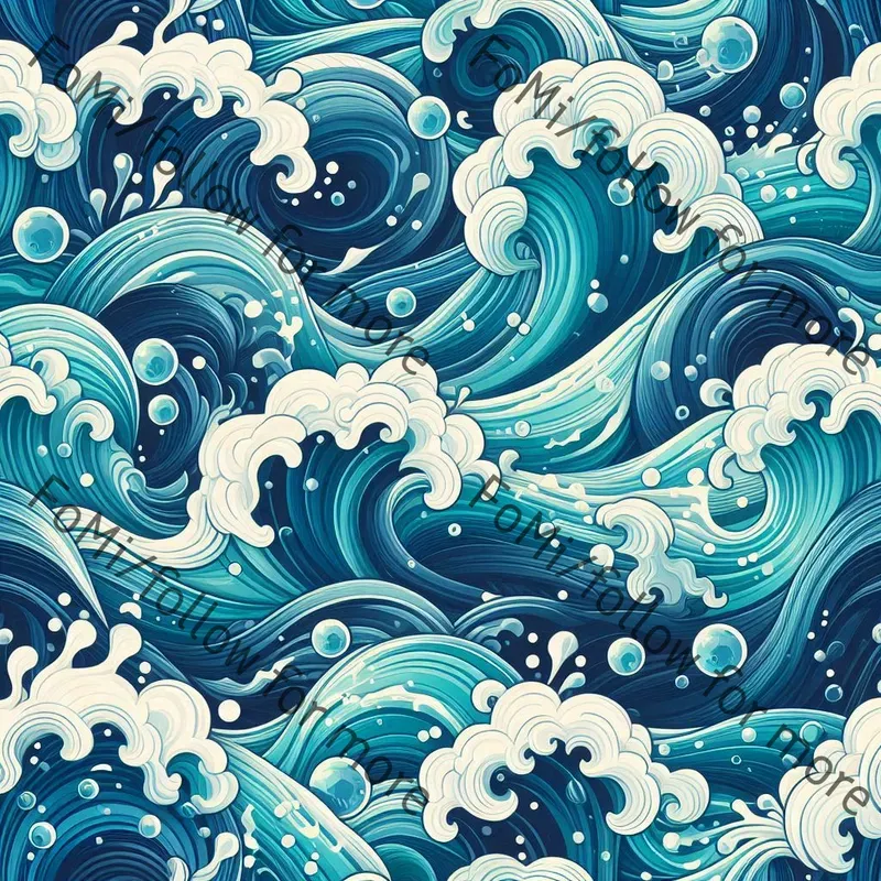 Calming Ocean Wave Patterns DALL·E Prompt | PromptBase