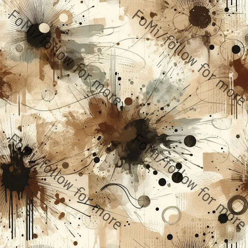 Artistic Ink Splash Patterns DALL·E Prompt | PromptBase