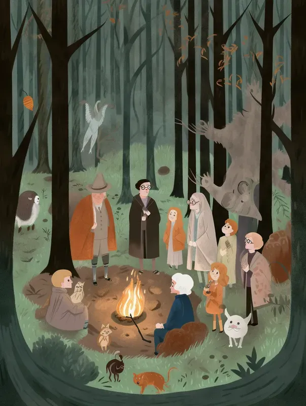 Fantasy Children Fairytale Illustrations Midjourney Prompt | PromptBase