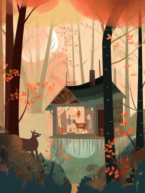 Fantasy Children Fairytale Illustrations Midjourney Prompt | PromptBase