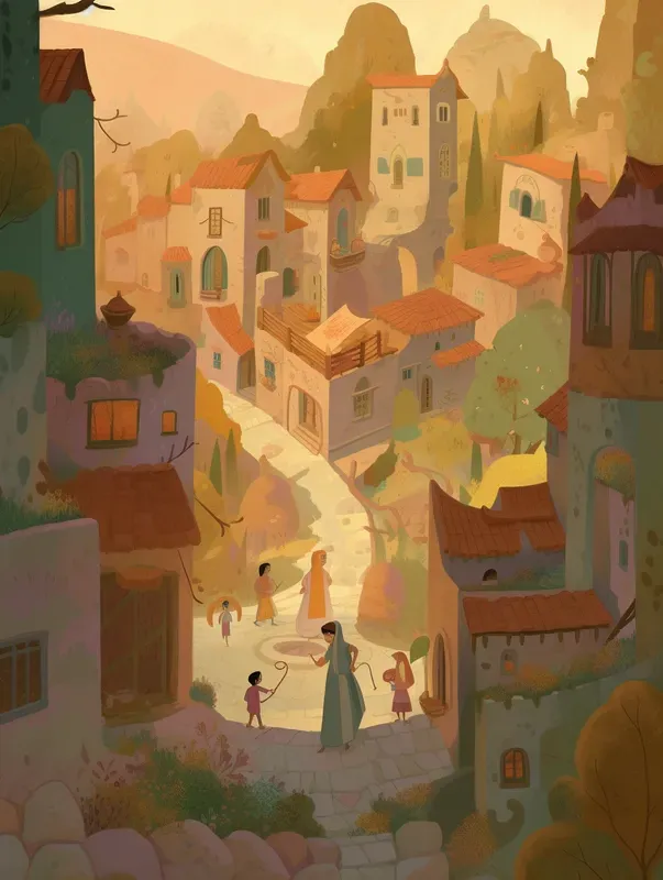 Fantasy Children Fairytale Illustrations Midjourney Prompt | PromptBase