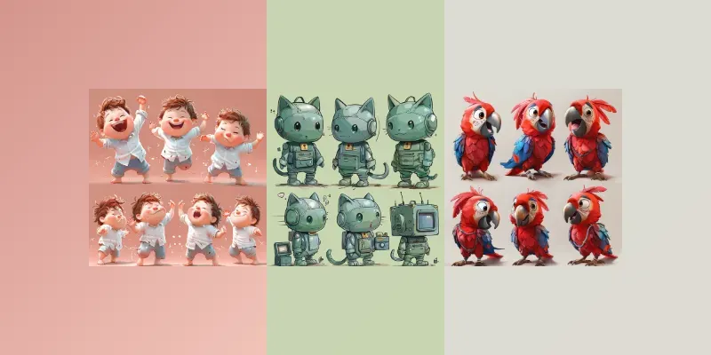 Humorous Cartoon Character Poses Midjourney Prompt | PromptBase