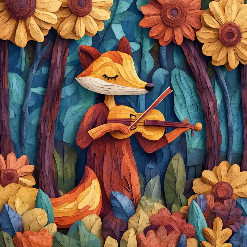 Whimsical Folk Storybook Illustrations Midjourney Prompt | PromptBase