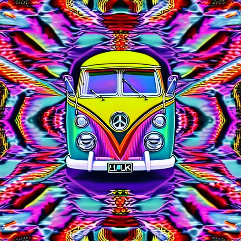 Psychedelic Album Art Stable Diffusion Prompt | PromptBase