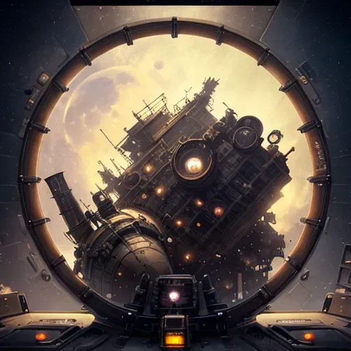 Steampunk Space Ships Stable Diffusion Prompt | PromptBase