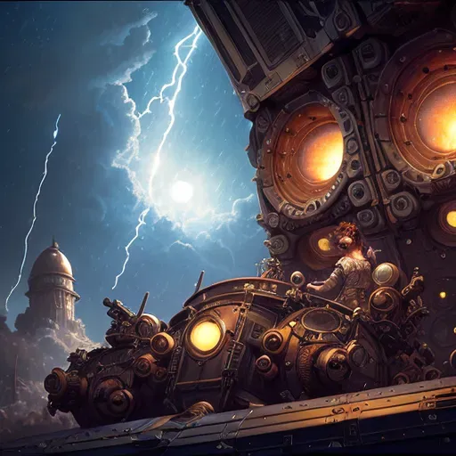 Steampunk Space Ships Stable Diffusion Prompt | PromptBase