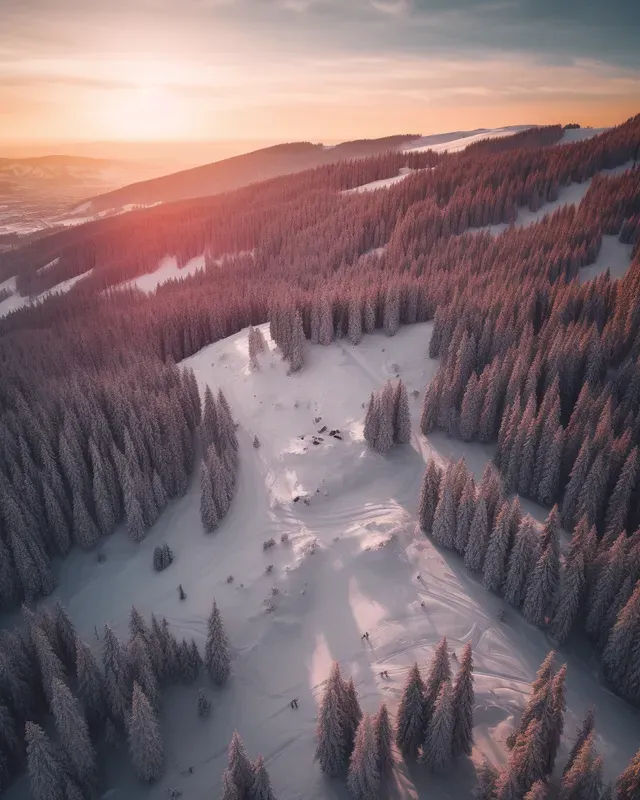 Soaring Drone Photography Midjourney Prompt | PromptBase