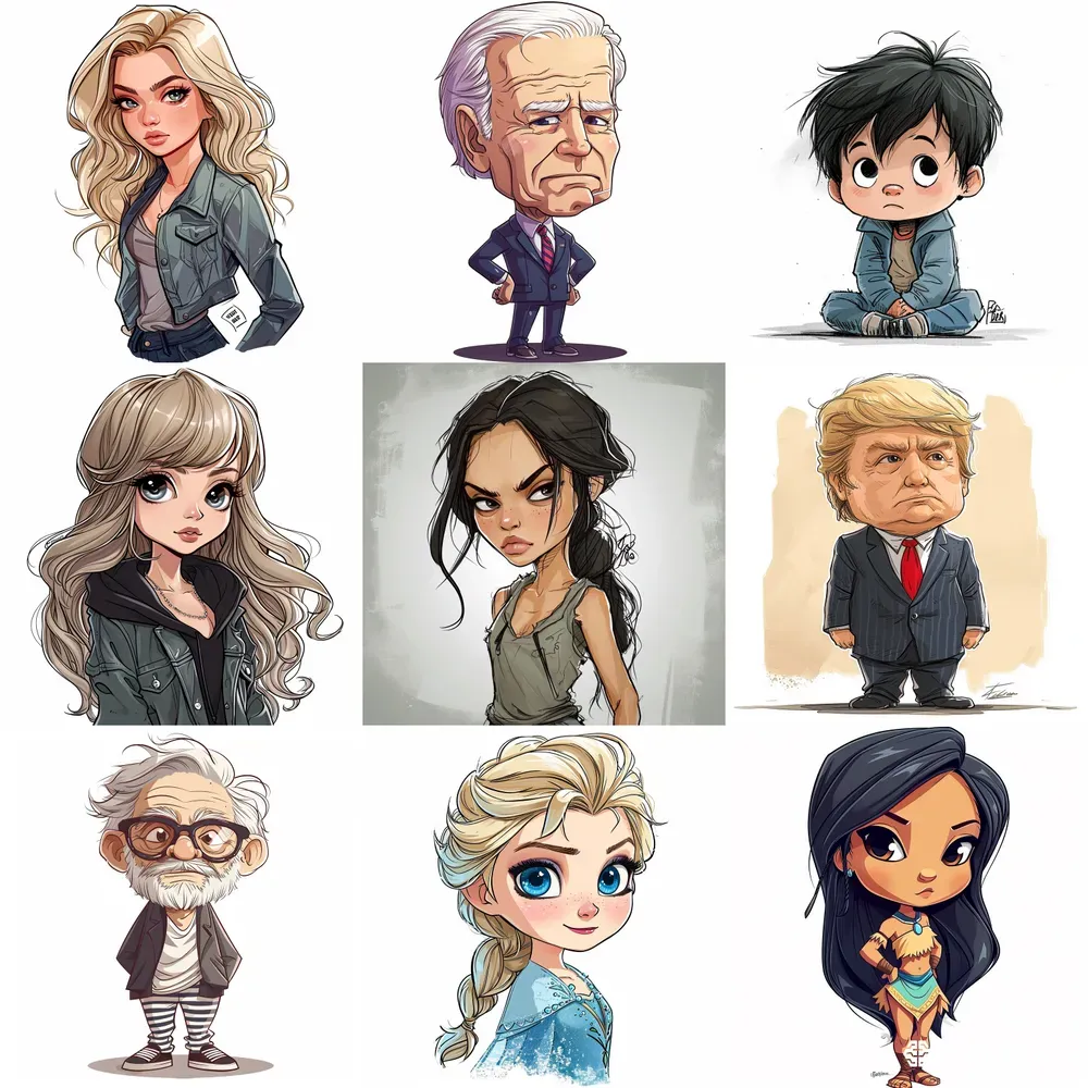 Illustrations People In Chibi Style Midjourney Prompt | PromptBase