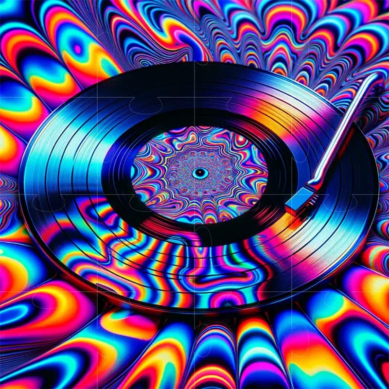 Trippy Colorful Designs DALL·E Prompt PromptBase